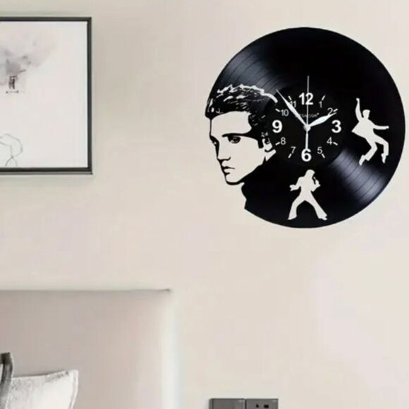 ELVIS Vinyl Record Wall Clock Decor - Picture 4 of 4